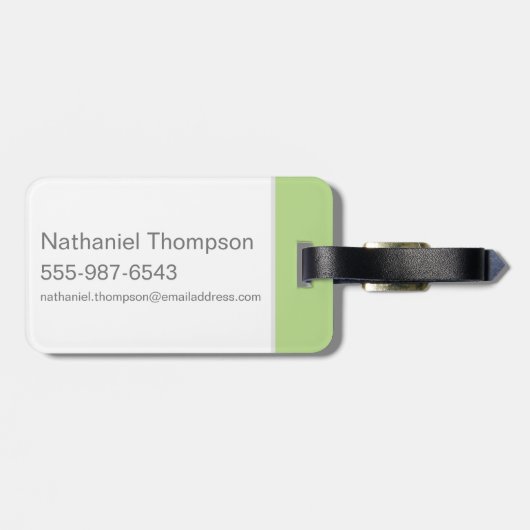 Étiquette À Bagage Chibi DAFFY DUCK™ ET BUGS BUNNY™ (Dos horizontal)