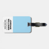 Étiquette À Bagage Chibi Flash Rockets (Dos horizontal)