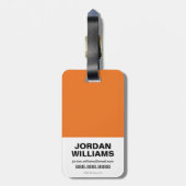 Étiquette À Bagage Chibi Harley Quinn & Chibi Joker Coeurs (Dos Vertical)