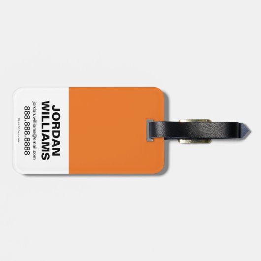 Étiquette À Bagage Chibi Harley Quinn & Chibi Joker Coeurs (Dos horizontal)