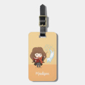 Étiquette À Bagage Chibi Hermione Granger Patronus (Devant Vertical)
