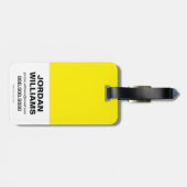 Étiquette À Bagage Chibi Héros Danse (Dos horizontal)