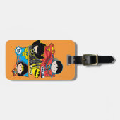 Étiquette À Bagage Chibi Héros Prêts À L'Action ! (Devant horizontal)