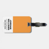 Étiquette À Bagage Chibi Héros Prêts À L'Action ! (Dos horizontal)