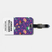 Étiquette À Bagage Chibi Joker et Harley Motif (Dos horizontal)