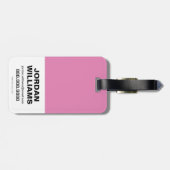 Étiquette À Bagage Chibi Justice League Rainbow (Dos horizontal)