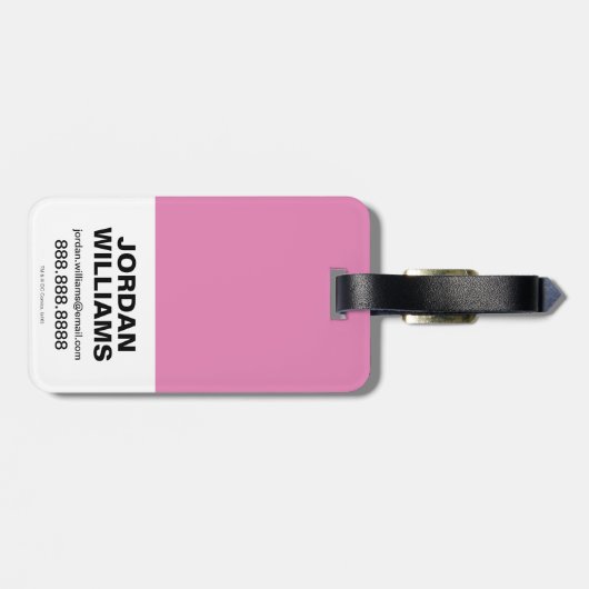 Étiquette À Bagage Chibi Justice League Rainbow (Dos horizontal)