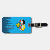 Étiquette À Bagage Chibi Superman & Chibi Supergirl Power Up! (Devant horizontal)