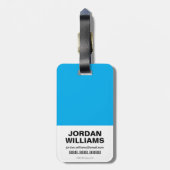 Étiquette À Bagage Chibi Superman & Chibi Supergirl Power Up! (Dos Vertical)