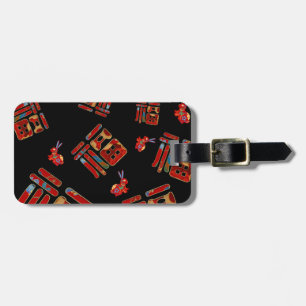 Étiquette À Bagage Chic arc-en-ciel 福 Bénédictions Rabbit Lunaire Ann