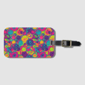 Étiquette À Bagage Chic multicolore (Devant Horizontal)