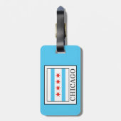 Étiquette À Bagage Chicago (Dos Vertical)