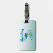 Étiquette À Bagage Chick Bowling #3 (Dos Vertical)