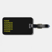 Étiquette À Bagage Chicken Xing ! (Dos horizontal)