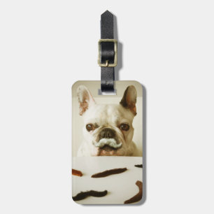 Étiquette À Bagage Chien À Moustache