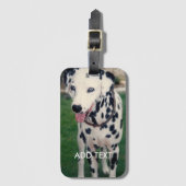 Étiquette À Bagage Chien dalmate Photo personnalisée Télécharger l'im (Devant Vertical)