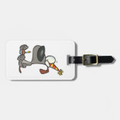 Étiquette À Bagage Chien d'anniversaire (Devant horizontal)