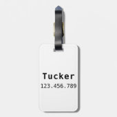 Étiquette À Bagage Chien de bétail australien | (Dos Vertical)