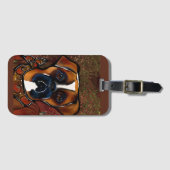 Étiquette À Bagage Chien de boîte (Devant Horizontal)