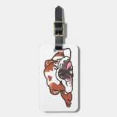 Étiquette À Bagage Chien de chambre (Devant Vertical)