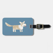Étiquette À Bagage Chien de Corgi (Devant horizontal)