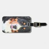 Étiquette À Bagage Chien de montagne bernois (Devant horizontal)