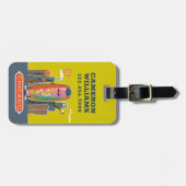 Étiquette À Bagage Chien d'hôte de style Chicago (Devant horizontal)