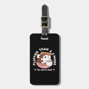 Étiquette À Bagage Chien drôle et design S'more – Pun pour amateur de