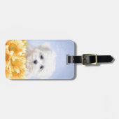 Étiquette À Bagage Chien maltais (Devant horizontal)