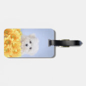 Étiquette À Bagage Chien maltais (Dos horizontal)