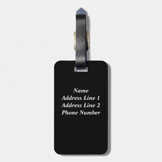 Étiquette À Bagage Chiens à dos de Vizsla (Dos Vertical)