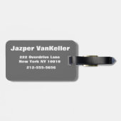 Étiquette À Bagage Chiens sauvages sauvent notre faune (Dos horizontal)