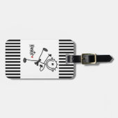 Étiquette À Bagage Chiffre masculin de base T-shirts et cadeaux de (Devant horizontal)