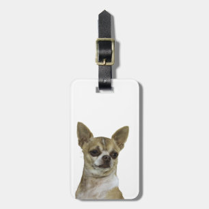 Étiquette À Bagage Chihuahua avec une attitude