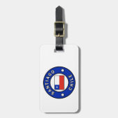 Étiquette À Bagage Chile de Santiago (Devant Vertical)