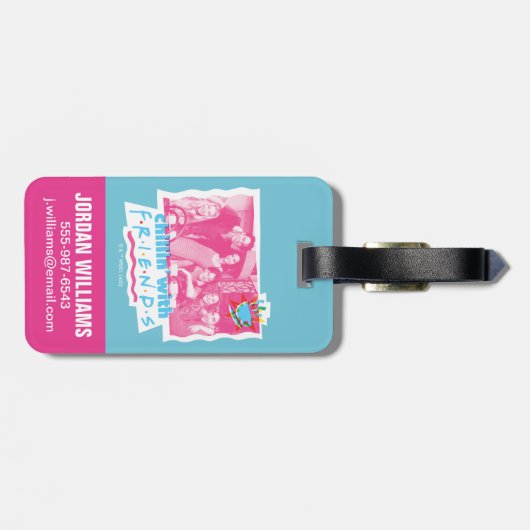 Étiquette À Bagage Chillin' avec AMIS™ (Dos horizontal)