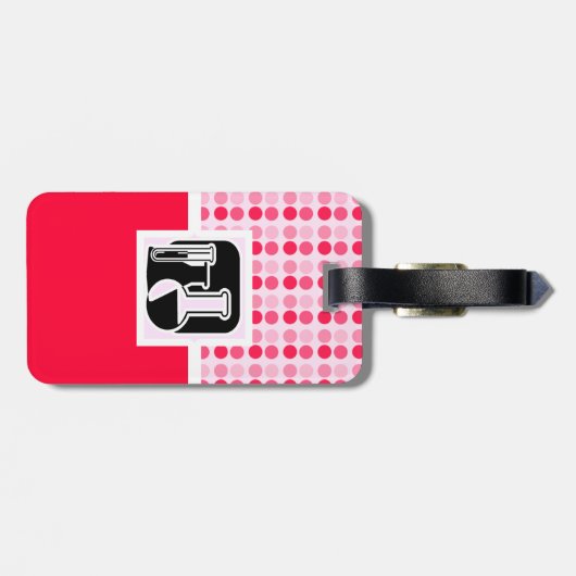 Étiquette À Bagage Chimie (Dos horizontal)