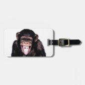 Étiquette À Bagage Chimpanzé (Devant horizontal)