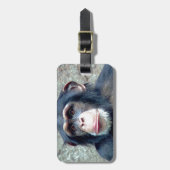 Étiquette À Bagage Chimpanzé (Devant Vertical)