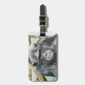 ÉTIQUETTE À BAGAGE CHIMPANZÉS (Devant Vertical)