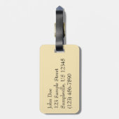 Étiquette À Bagage Chincoteague Sunset II Virginia Paysage (Dos Vertical)