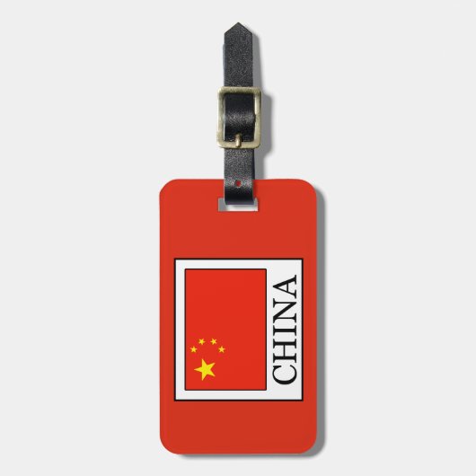 Étiquette À Bagage Chine (Devant Vertical)