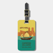 Étiquette À Bagage Chine | Hong Kong (Devant Vertical)