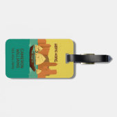 Étiquette À Bagage Chine | Hong Kong (Dos horizontal)