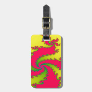Étiquette À Bagage Chinois Nouvel An Dragon Fractal Custom