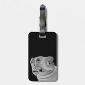 Étiquette À Bagage Chinois Shar-Pei (Dos Vertical)