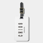 Étiquette À Bagage Chios Grèce (Devant Vertical)