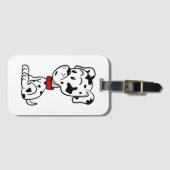 Étiquette À Bagage Chiot dalmate (Devant Horizontal)