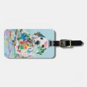 Étiquette À Bagage Chiot dalmate (Devant horizontal)