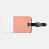 Étiquette À Bagage Chiot de bouledogue français (Dos horizontal)